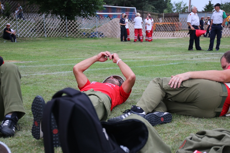 Vorbereitung zum Fire-Cup
